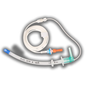 Nasopharyngeal Airway, Pulmodyne, Naso-Flo, Adjustable, with O2 Port, Respiratory Indicator, Filter, Orange Connector, Soft Tip and 15mm Connector,