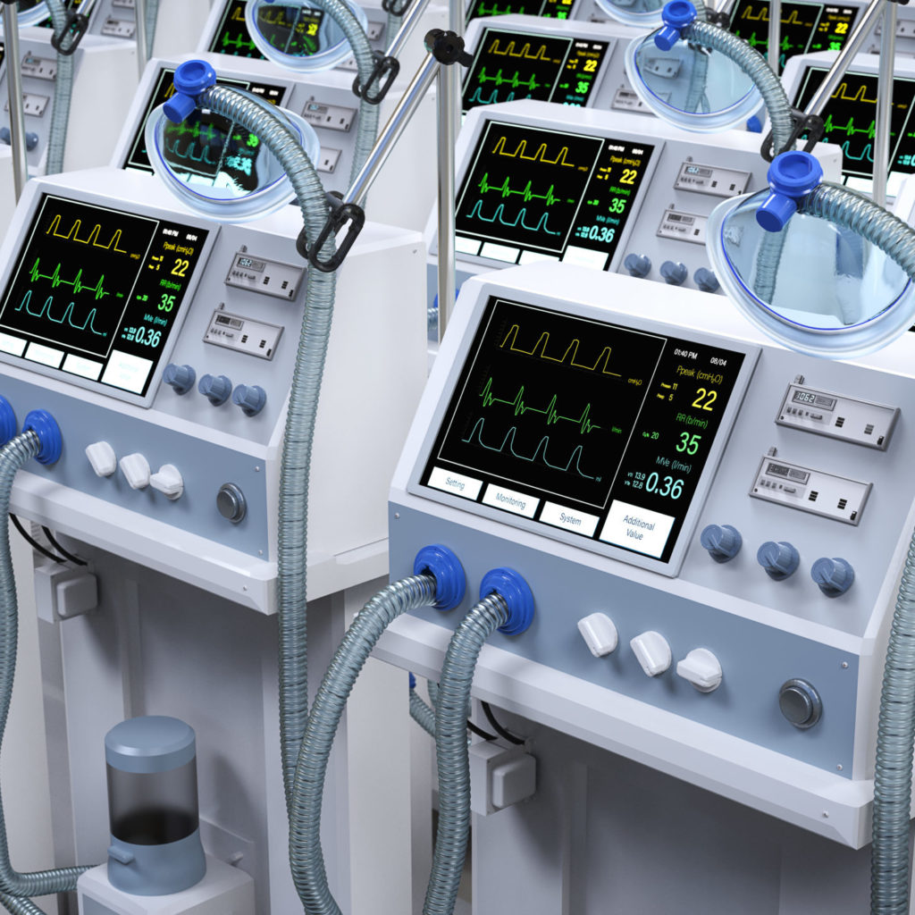 Image of a modern ventilator.