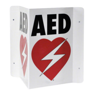 Wall Sign, AED