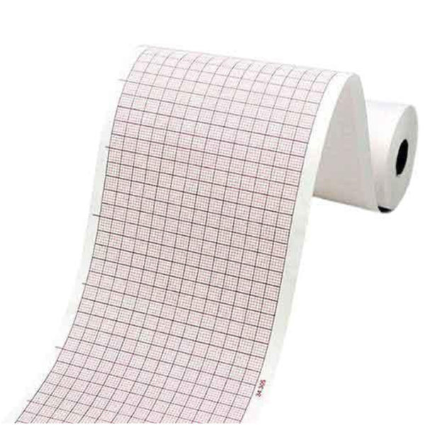 Recording Paper, Zoll X-Series Red Grid, 80mm