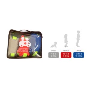 Pediatric Restraint, Emergency Child Restraint Harness, Pediatric Restraint, Emergency Child Restraint Harness,