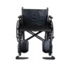 Wheelchair, Dynarex Bari+Max, Tool Free Adjustable and Detachable Arms,