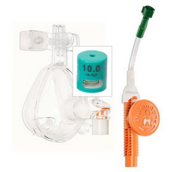 CPAP, Pulmodyne, O2-MAX BiTrac ED Mask, 10cm H2O Valve, Expandable ...