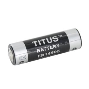 Battery, Titus ER14505 AA 2400mAh, 3.6V Lithium,