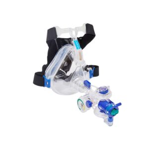 CPAP, Flow-Safe II Bi-Level Disposable System with Straight Swivel Port, Headstrap,