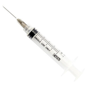 Needle, EXEL, Luer Lock 5cc Syringe Combination with