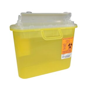 Sharps, 5.4QT, Locking Lid,