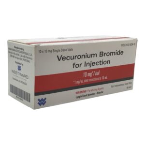 Vecuronium Bromide INJ 10 MG 10 ML VIAL SDV 10mg/10ml,