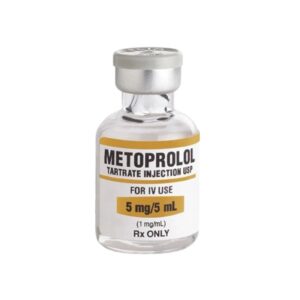 Metoprolol Tartate Injection, 1mg/mL, 5mL SDV,