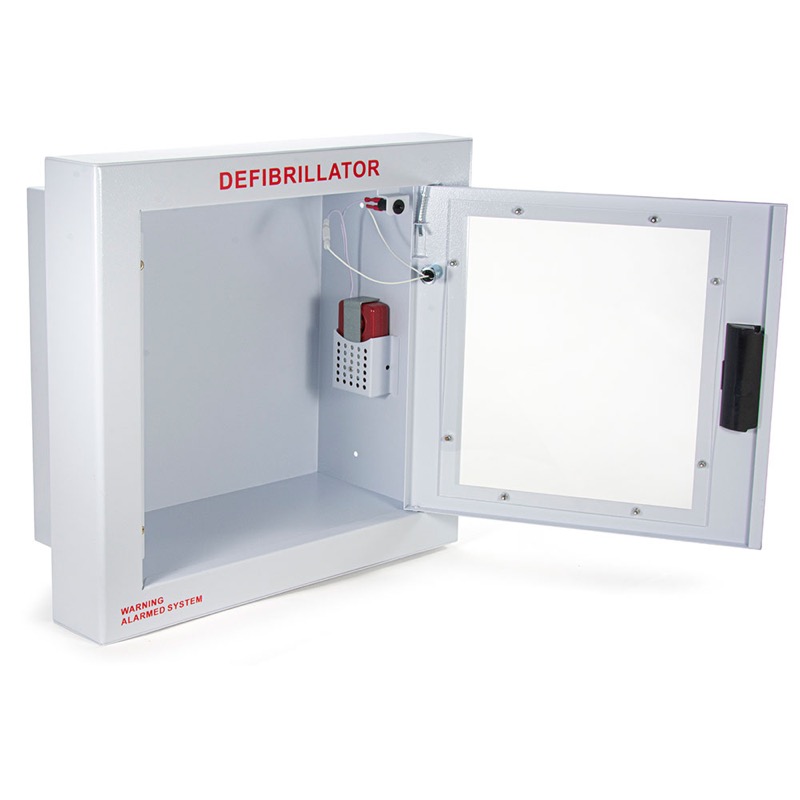 AED Cabinet, Standard Size, Semi-Recessed Mount, AED Cabinet, Standard Size, Semi-Recessed Mount,