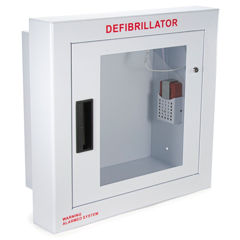 AED Cabinet, Standard Size, Semi-Recessed Mount, AED Cabinet, Standard Size, Semi-Recessed Mount,