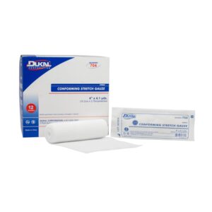 Gauze, Conforming Roll, Sterile,
