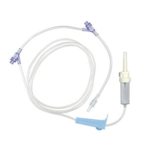 IV Tubing, Needleless Port Vented/Non-Vented 2 Valves, 60 Drop,