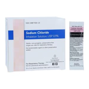Sodium Chloride, Inhalation Solution 0.9%, 3mL Vial,