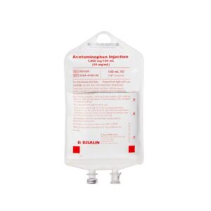 Acetaminophen, B Braun, Injection 10mg/mL, 100mL Premixed IV Bag,