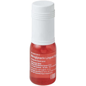 Nitroglycerin Translingual Solution, Spray Bottle