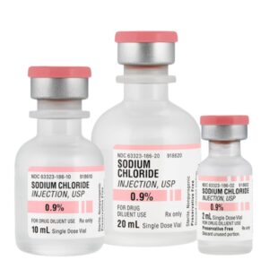Sodium Chloride 0.9%, Preservative Free Injection, 10ml,