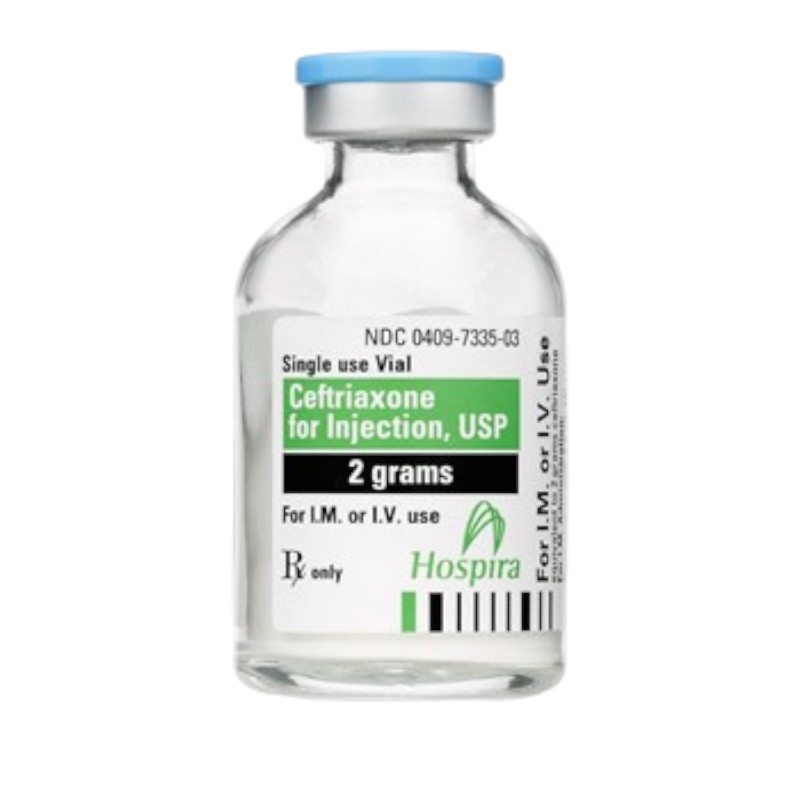 Ceftriaxone Sodium Injection, 2 Grams, Ceftriaxone Sodium Injection, 2 Grams,