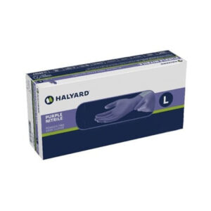 Gloves, Halyard Purple Nitrile, 9.5,