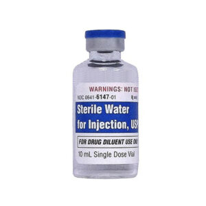 Sterile Water for Injection Solution, 10mL Vial,