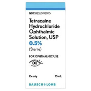 Tetracaine HCL Opthalmic Solution 0.5% Tetracaine HCL Opthalmic Solution 0.5%