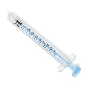 Syringe, Luer Lock, Colored Medication,
