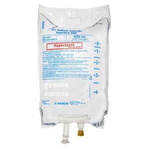IV Fluid, Sodium Chloride 3%, IV Fluid, Sodium Chloride 3%,