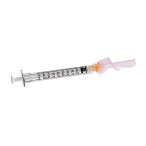 Syringe, BD, Luer-Lok with Detachable Eclipse Needle,