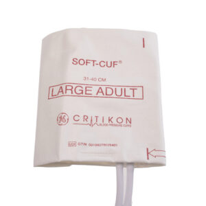 BP Cuff, GE Critikon SOFT-CUF, 2-Tube DINACLICK Connector, Disposable,