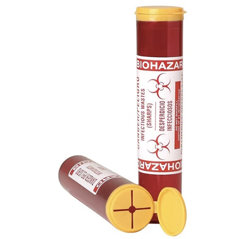 Sharps, Pro-Vac Sharps Safe, 7in with 1.5in Diameter, Sharps, Pro-Vac Sharps Safe, 7in with 1.5in Diameter,