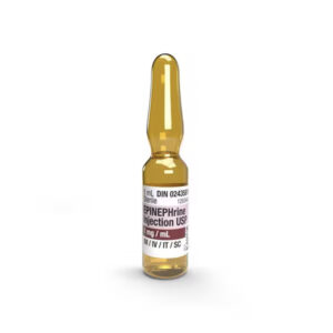Epinephrine, Injection 1mg/mL Ampule 1mL, Epinephrine, Injection 1mg/mL Ampule 1mL,