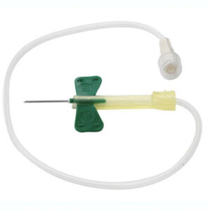 Blood Collection/Infusion Set with 12” Tubing, Safety Lock without Luer,