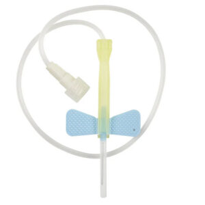 Blood Collection/Infusion Set with 12” Tubing, Safety Lock without Luer,