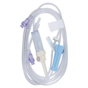 IV Tubing, Primary Administration Set, 10 Drop, Vented/Non-vented, (2) Sure-Lok Needle-Free Y-Sites, 100in,