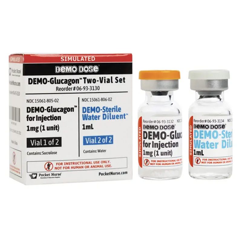 Demo Dose, Glucagon Kit, Demo Dose, Glucagon Kit,