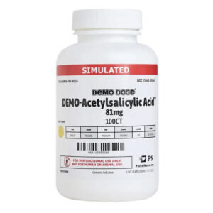 Demo Dose, Acetylsalicylic Acid, 81mg, Bottle of 100,